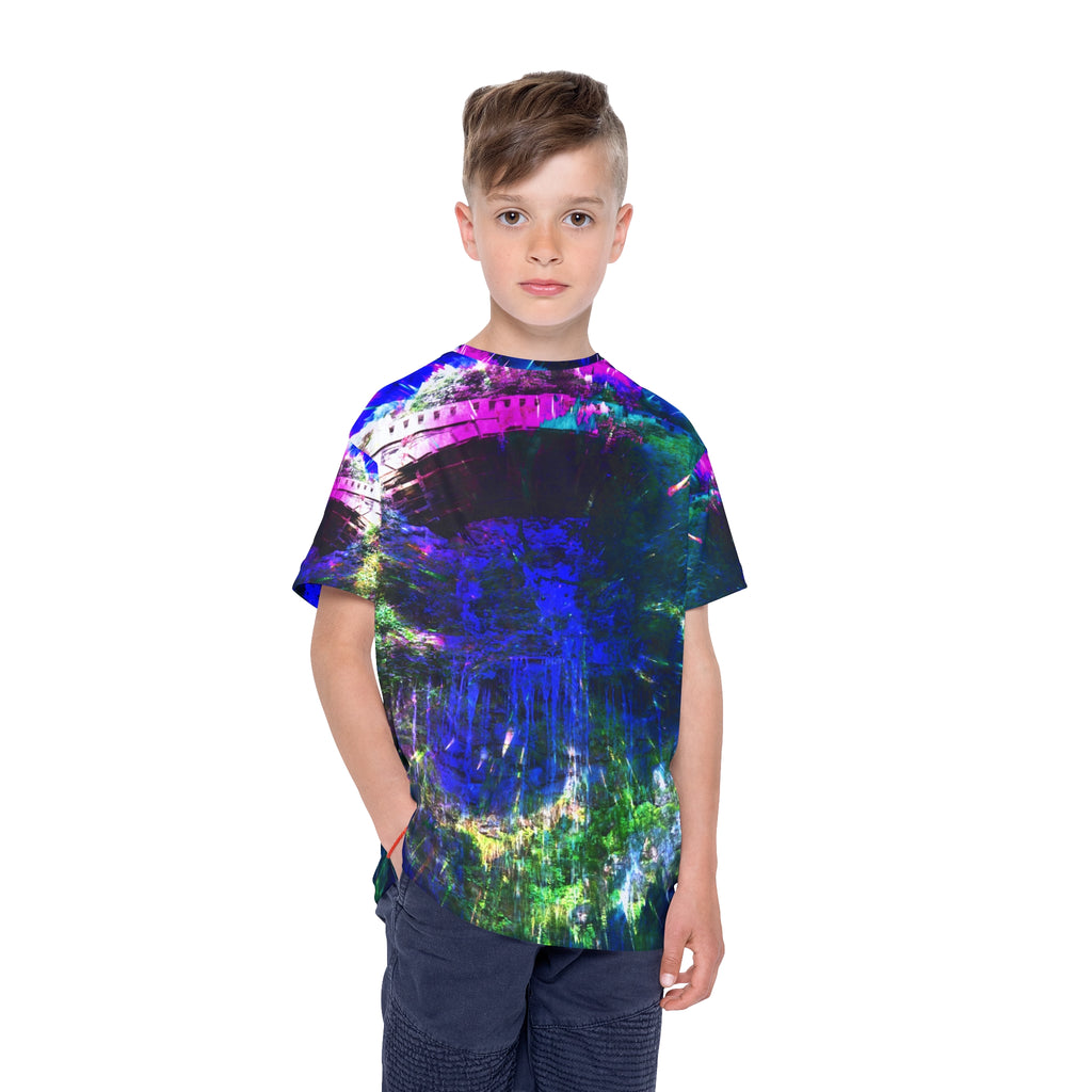 Creation’s Eathereal Falls Desires Kids Sports Jersey