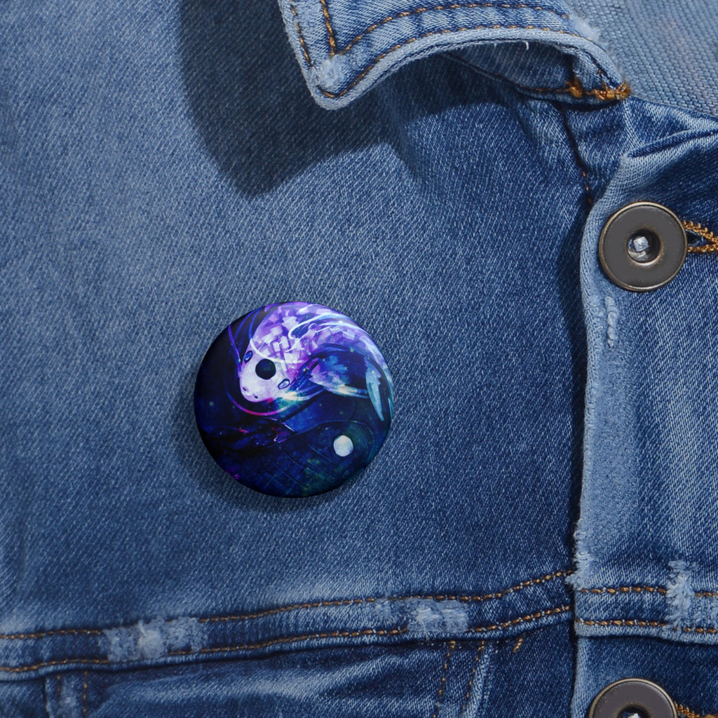 Dancing Serenity Yin Yang Dreams Pin Buttons