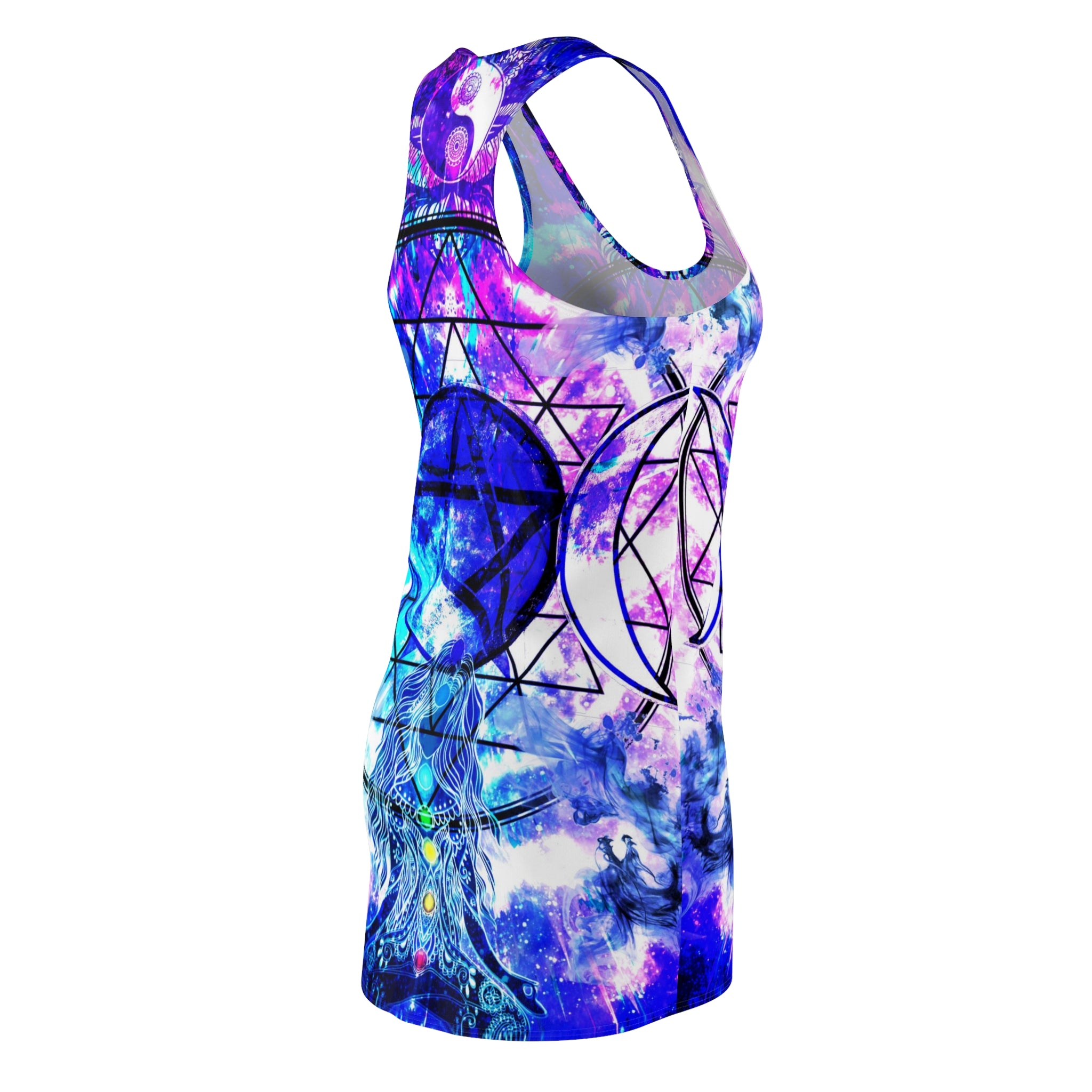 Creation's Magical Awakening Desires Meditations Women's Racerback Dress