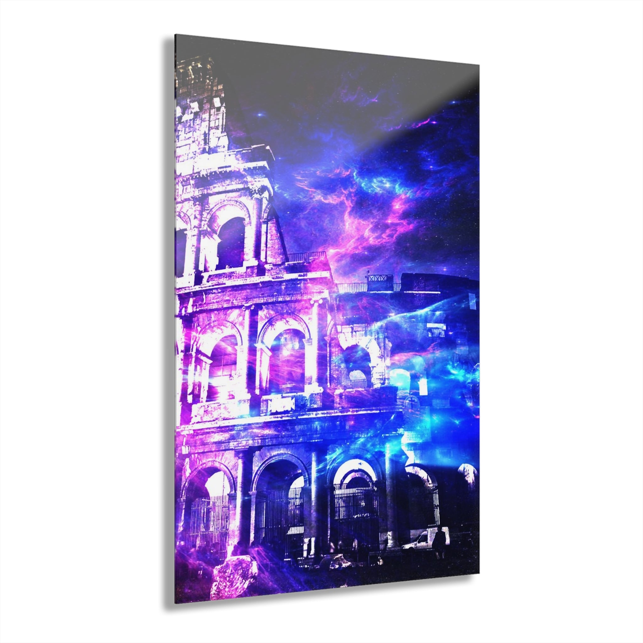 Amethyst Dreams of Roman Patterns Past Acrylic Prints (French Cleat Hanging)