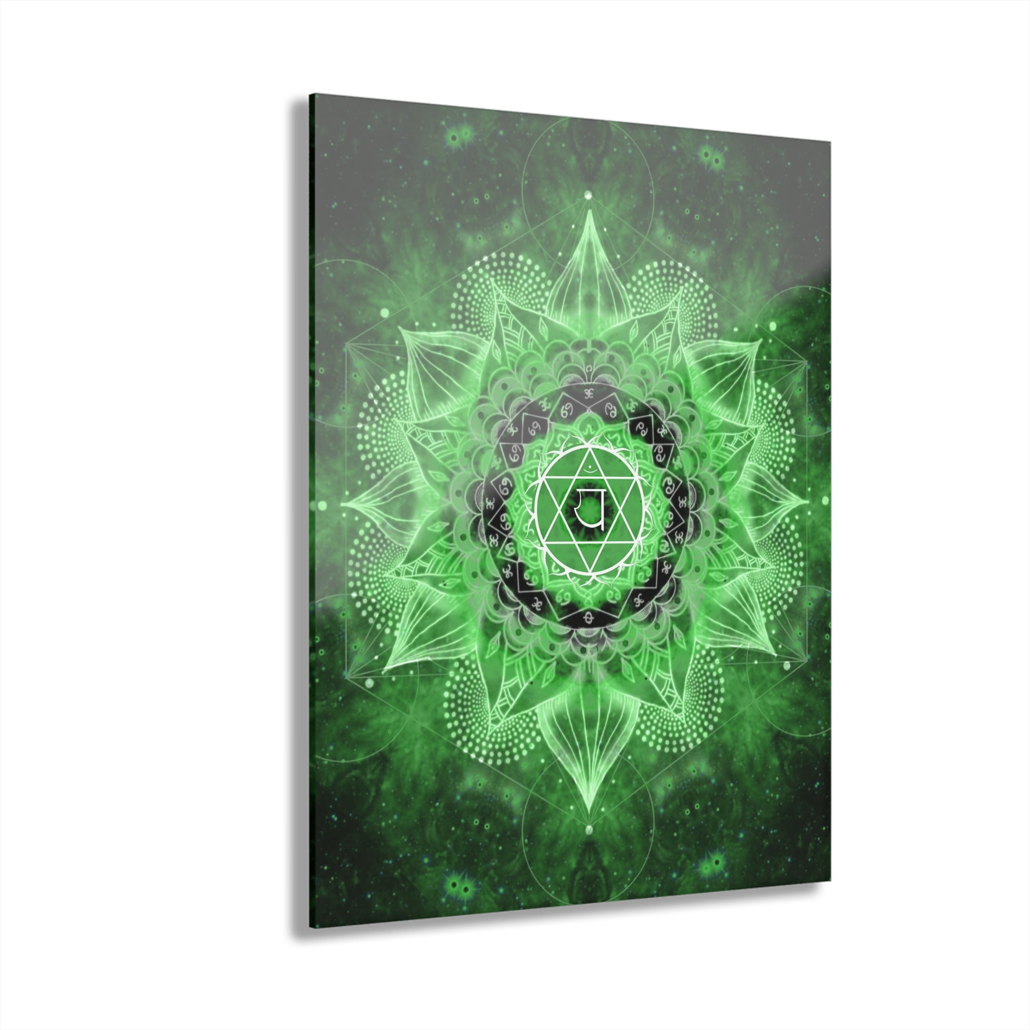 Anahata Meditations Acrylic Print (French Cleat Hanging)