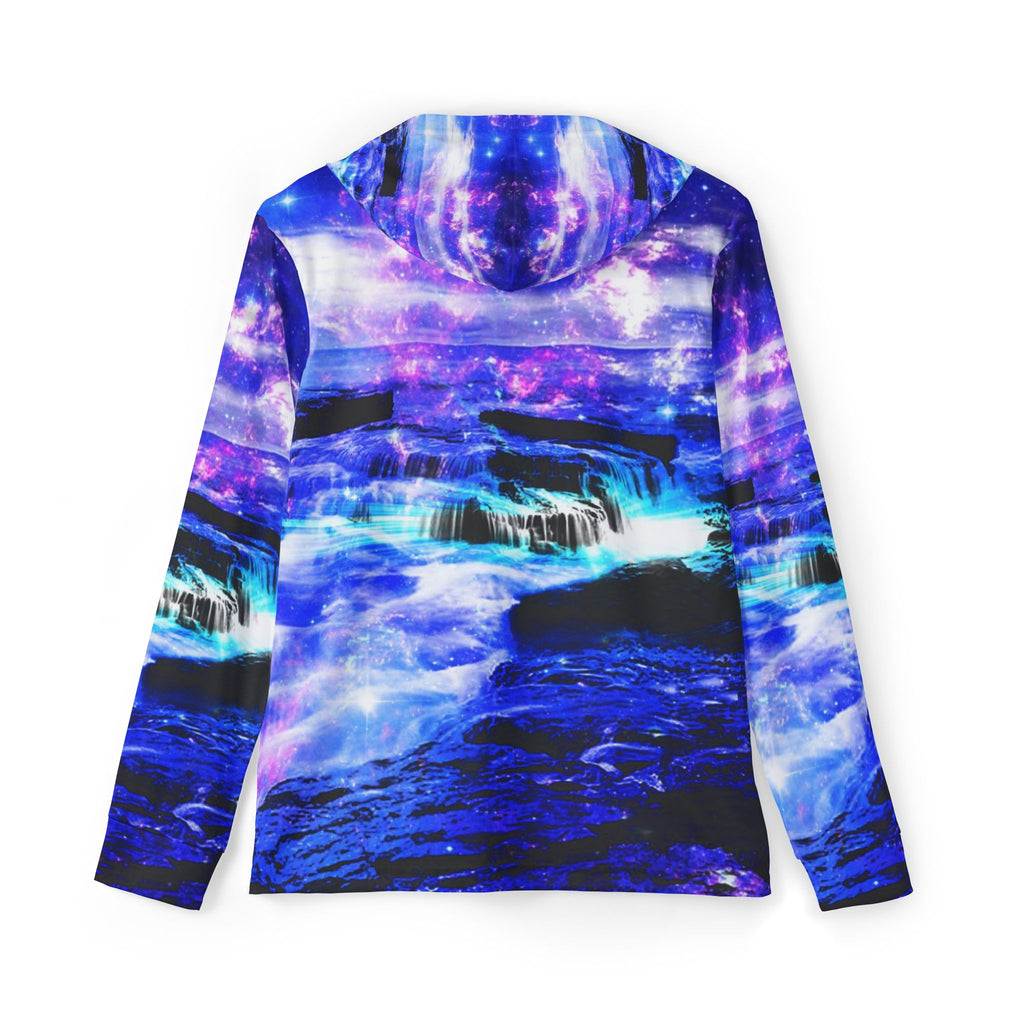 Iridescent Magickal Sea Dreams Men's Warmup Hoodie