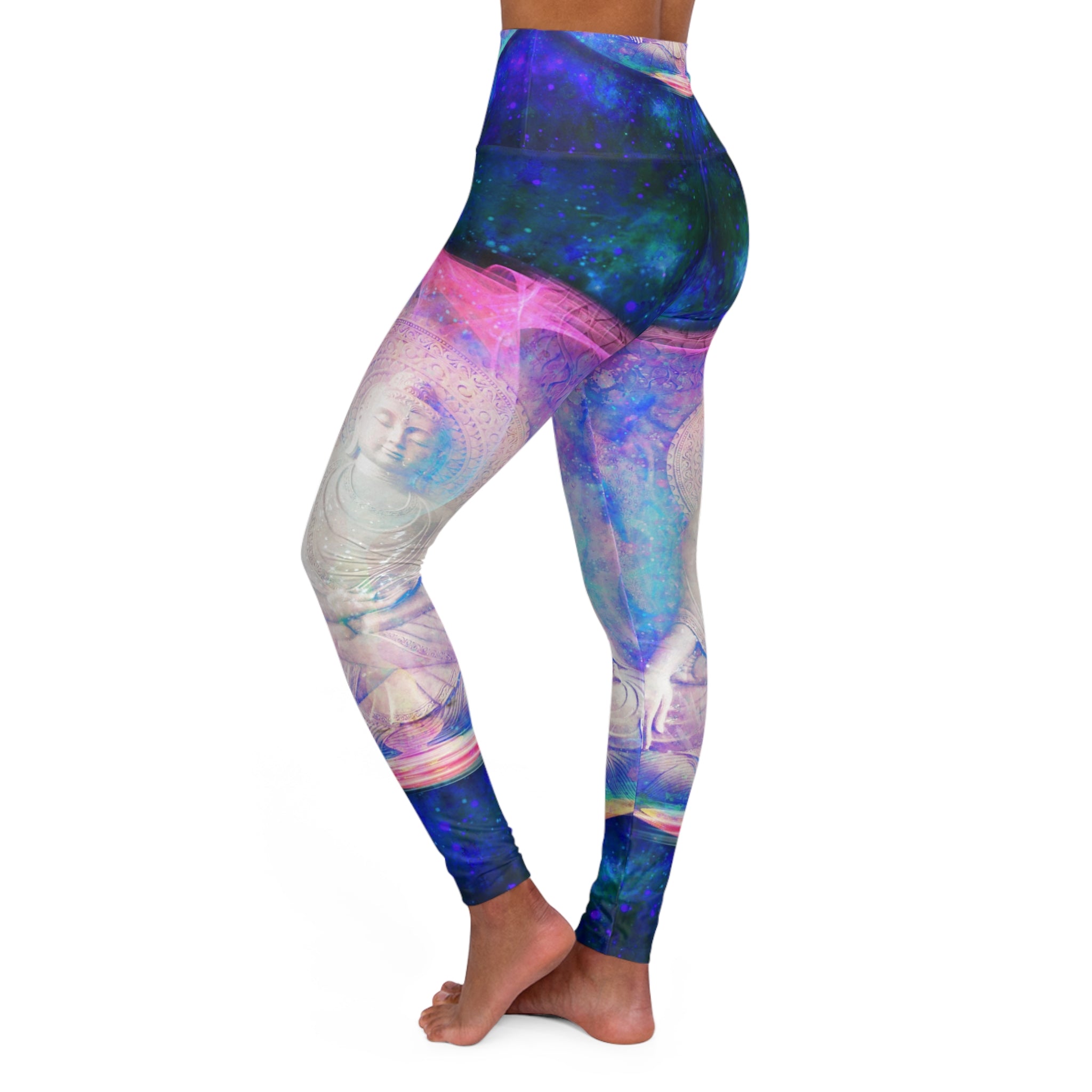 Amen Jin's Memories of Yesterday Stillness Desires High Waisted Yoga Leggings