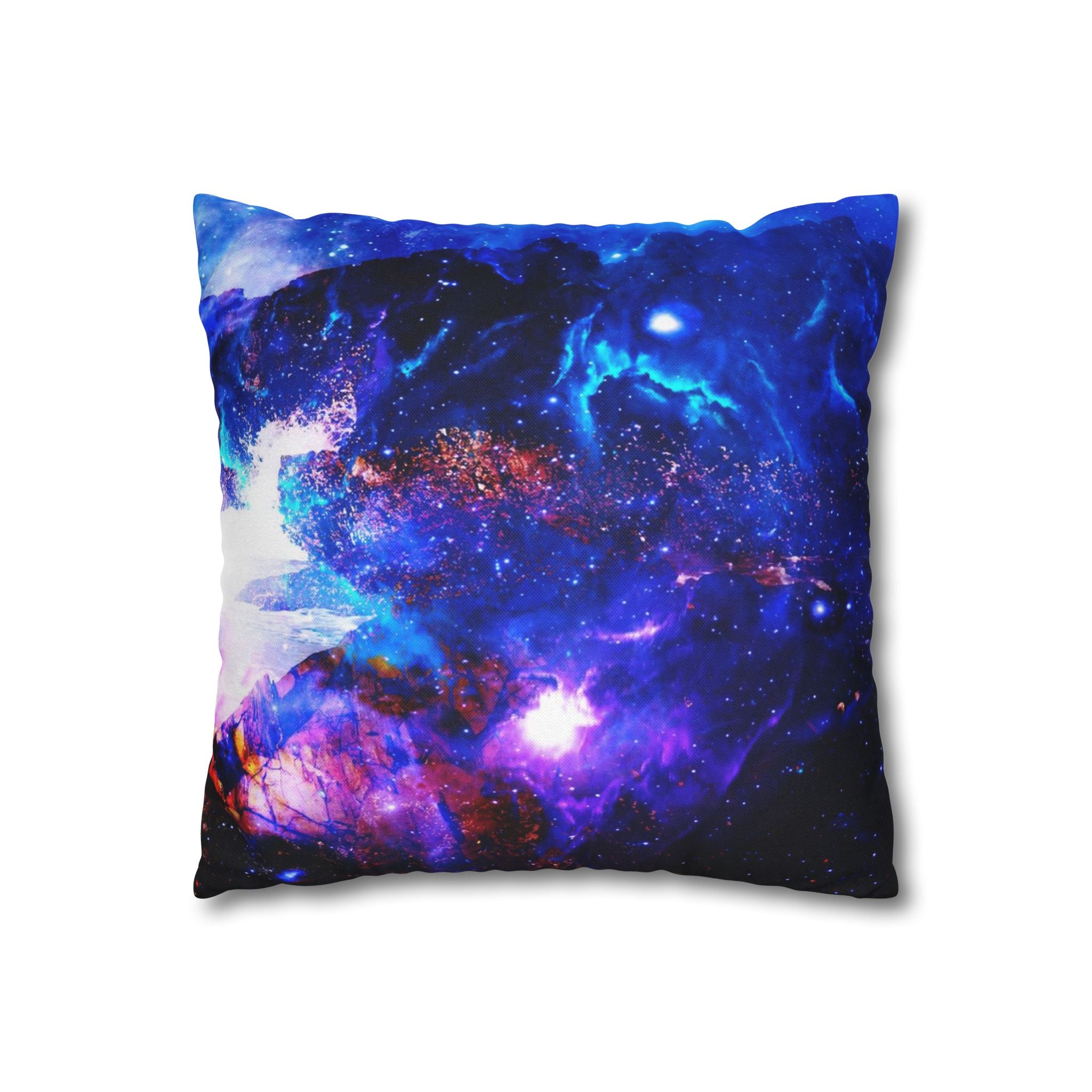 Ad Amoreum Amisi Somewhere on the Indian Ocean Dreams Spun Square Pillow Case
