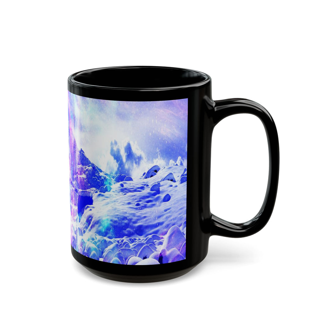 Amethyst Yule Night Dreams Black Mug