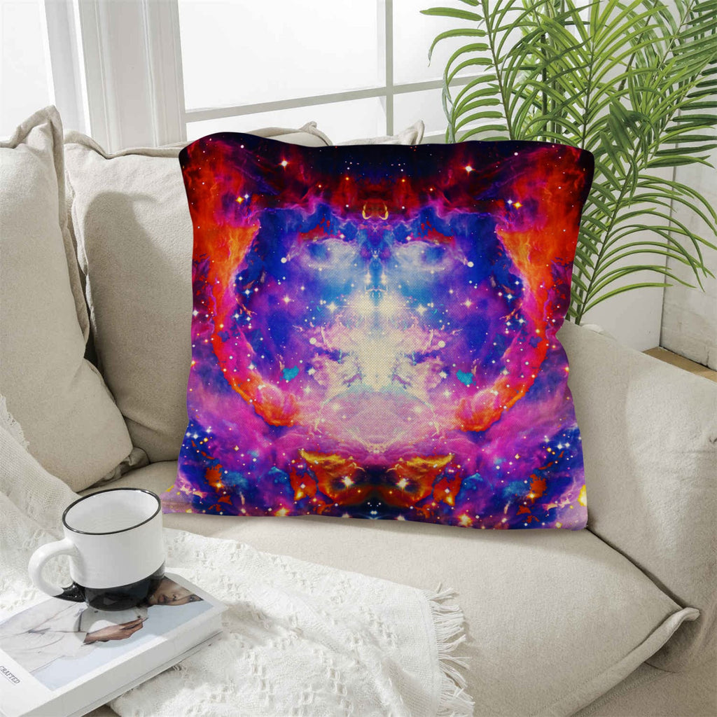 Katerina's Cassandra Desires Linen Throw Pillow 18" x 18" ( 1 Piece ) | Ships from USA