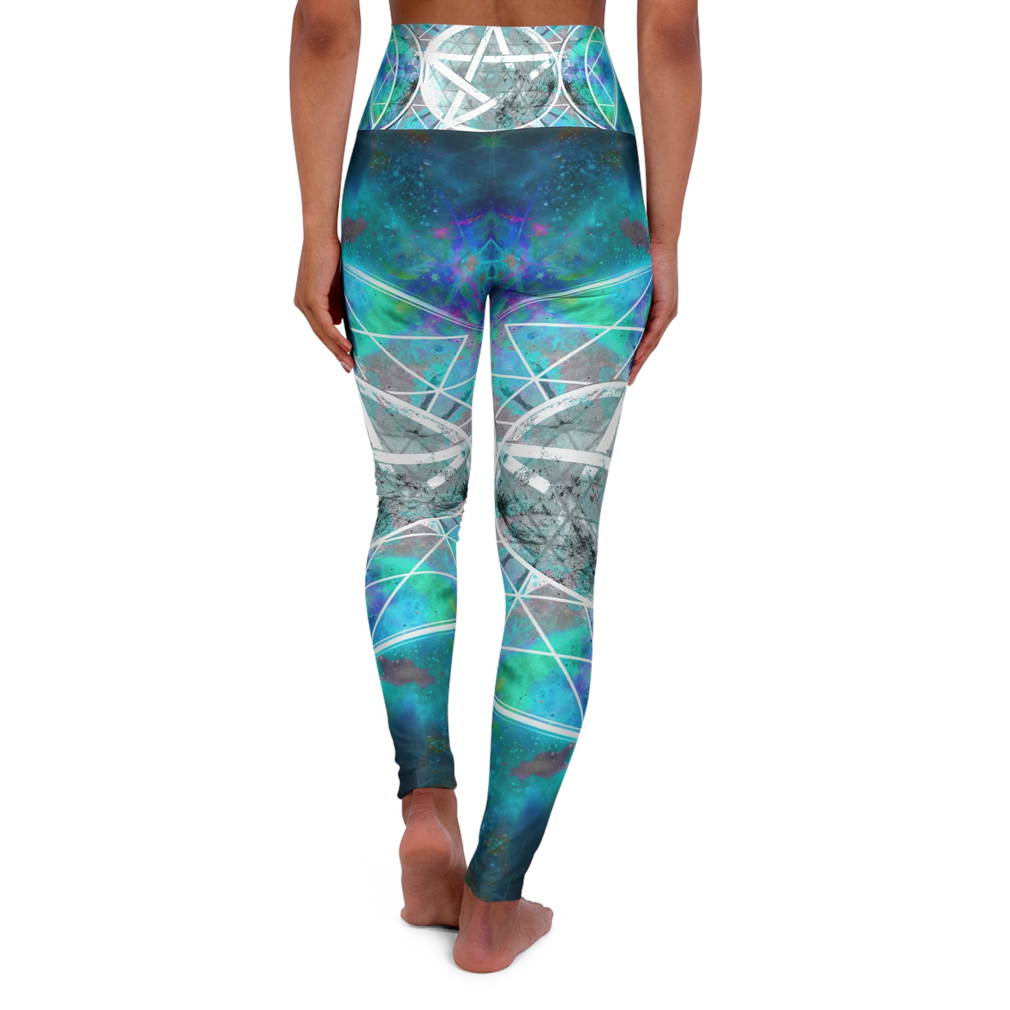 Katerina's Now and Forever Triple Goddess Meditations Yoga Leggings (AOP)