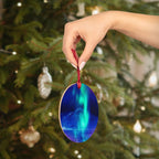 Lighted String Matanuska Dreams Wooden Ornaments