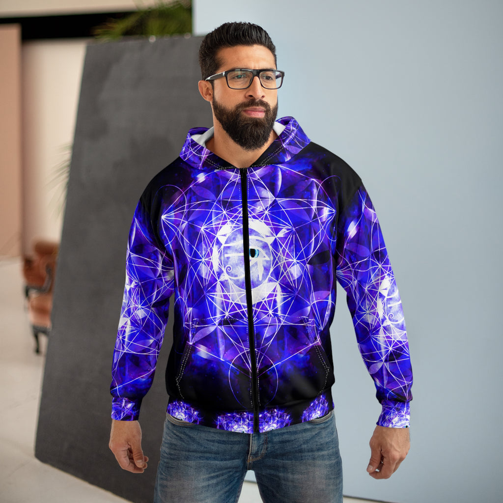 Ajna Illumination Meditations Unisex Zip Hoodie
