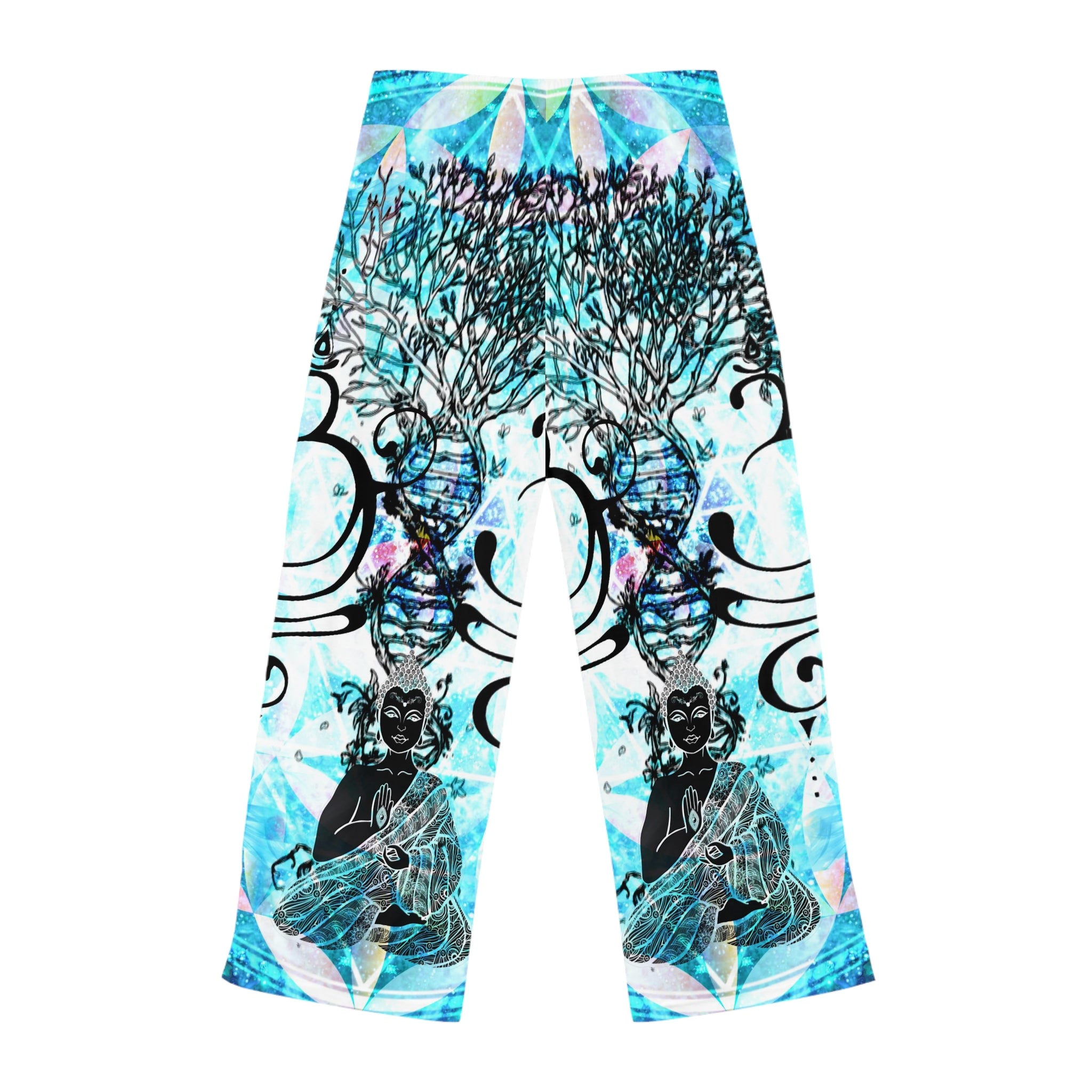 Amen Jin's All the White Horses Buddha Meditations Women's Pajama Pants
