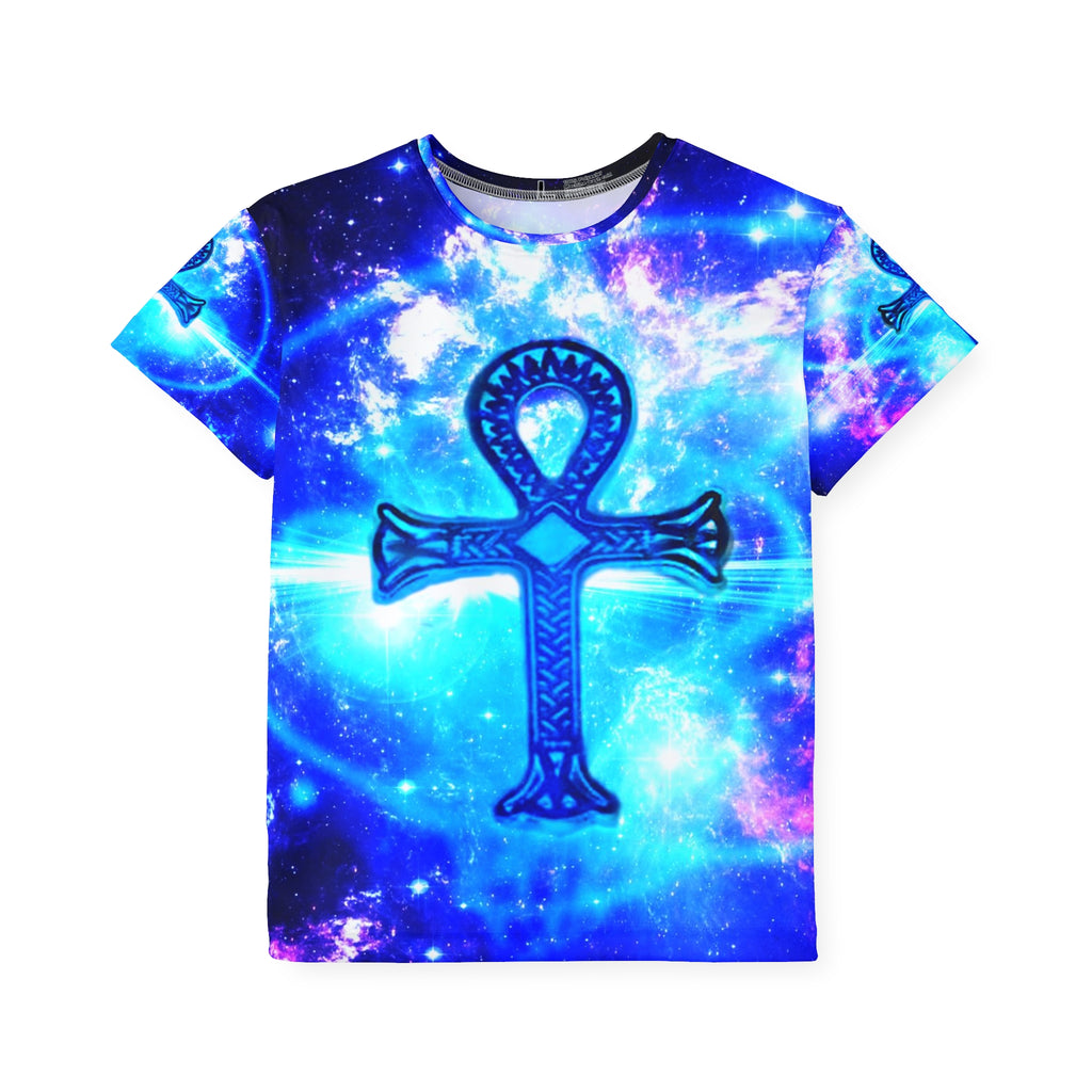 Iridescent Ankh Dreams Kids Sports Jersey