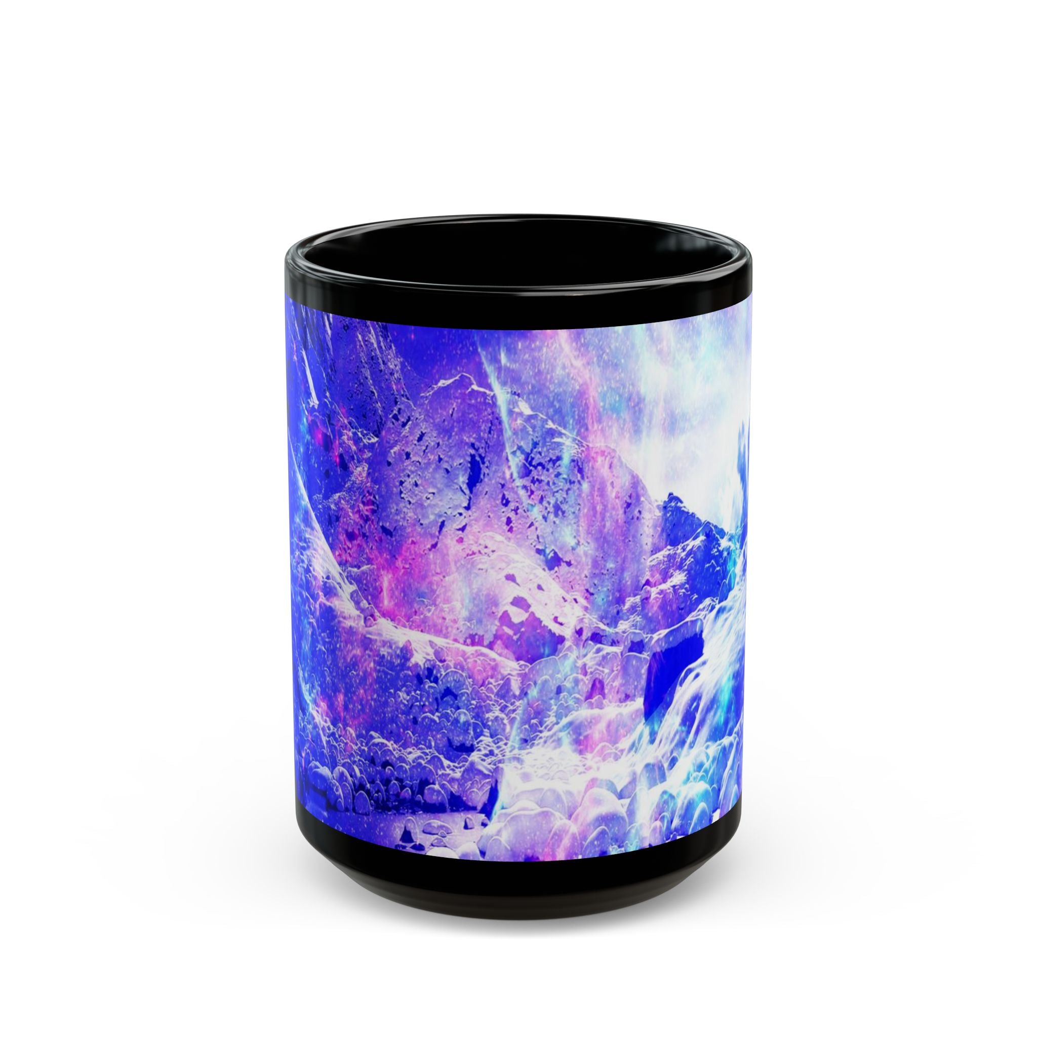 Amethyst Yule Night Dreams Black Mug
