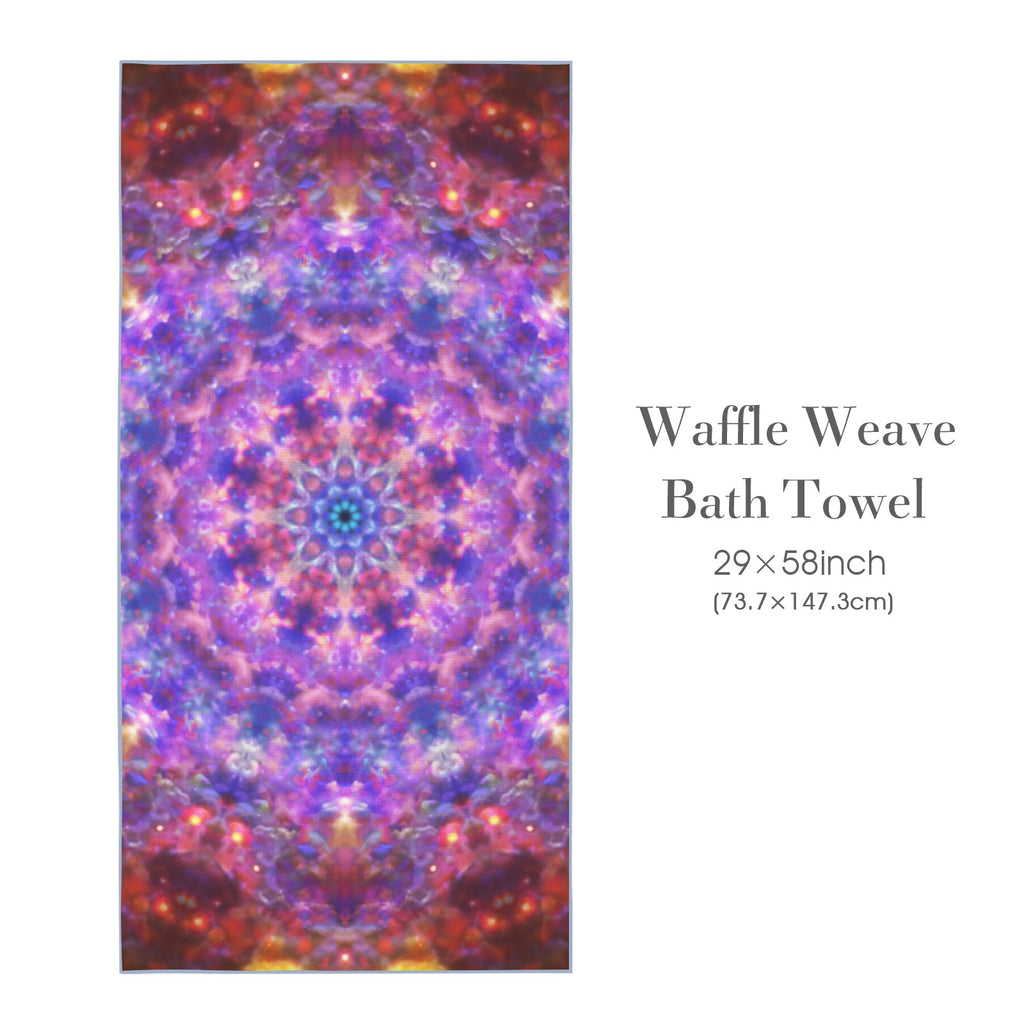 Katerina's Tears Desires Waffle Weave Bath Towel 29" x 58" | Ships from USA