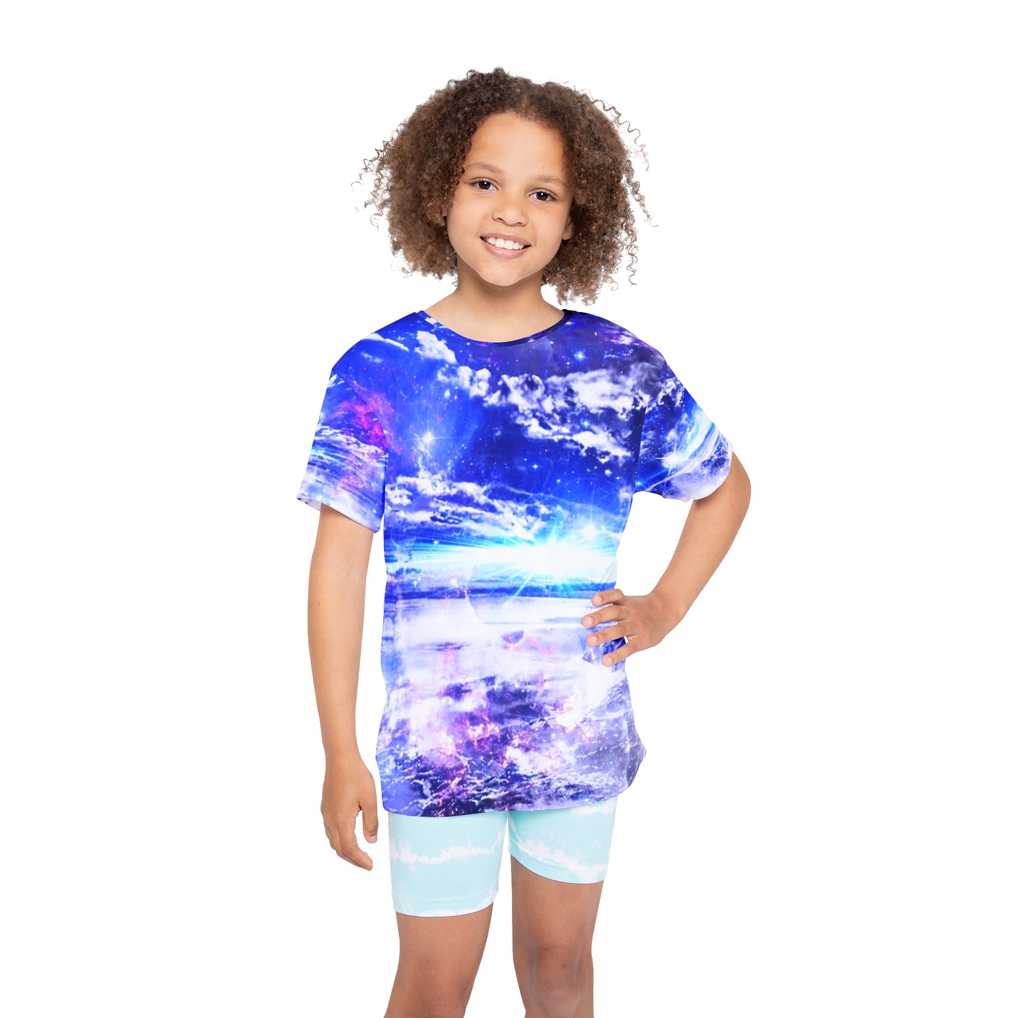 Iridescent Dancing Sea Dreams Kids Sports Jersey