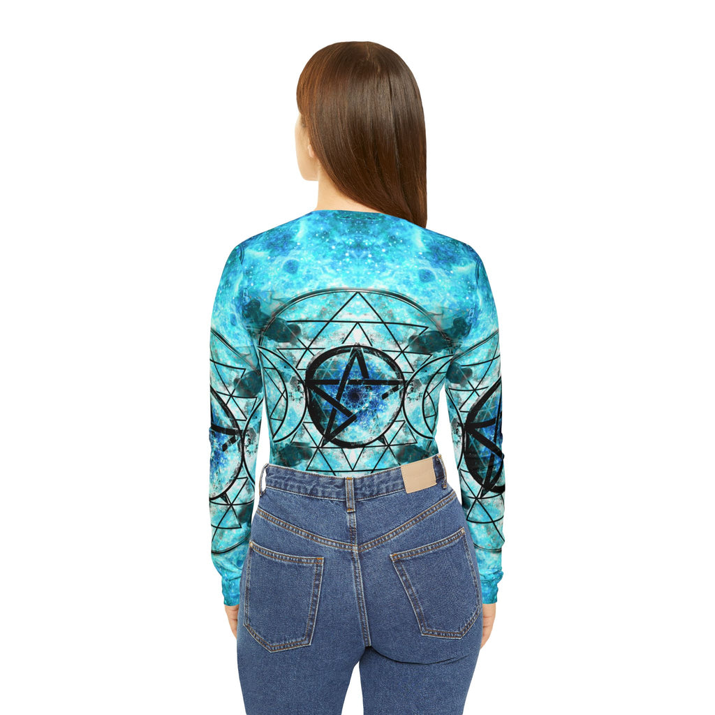 Amen Jin's all the White Horses Triple Goddess Meditations Long Sleeve V-neck