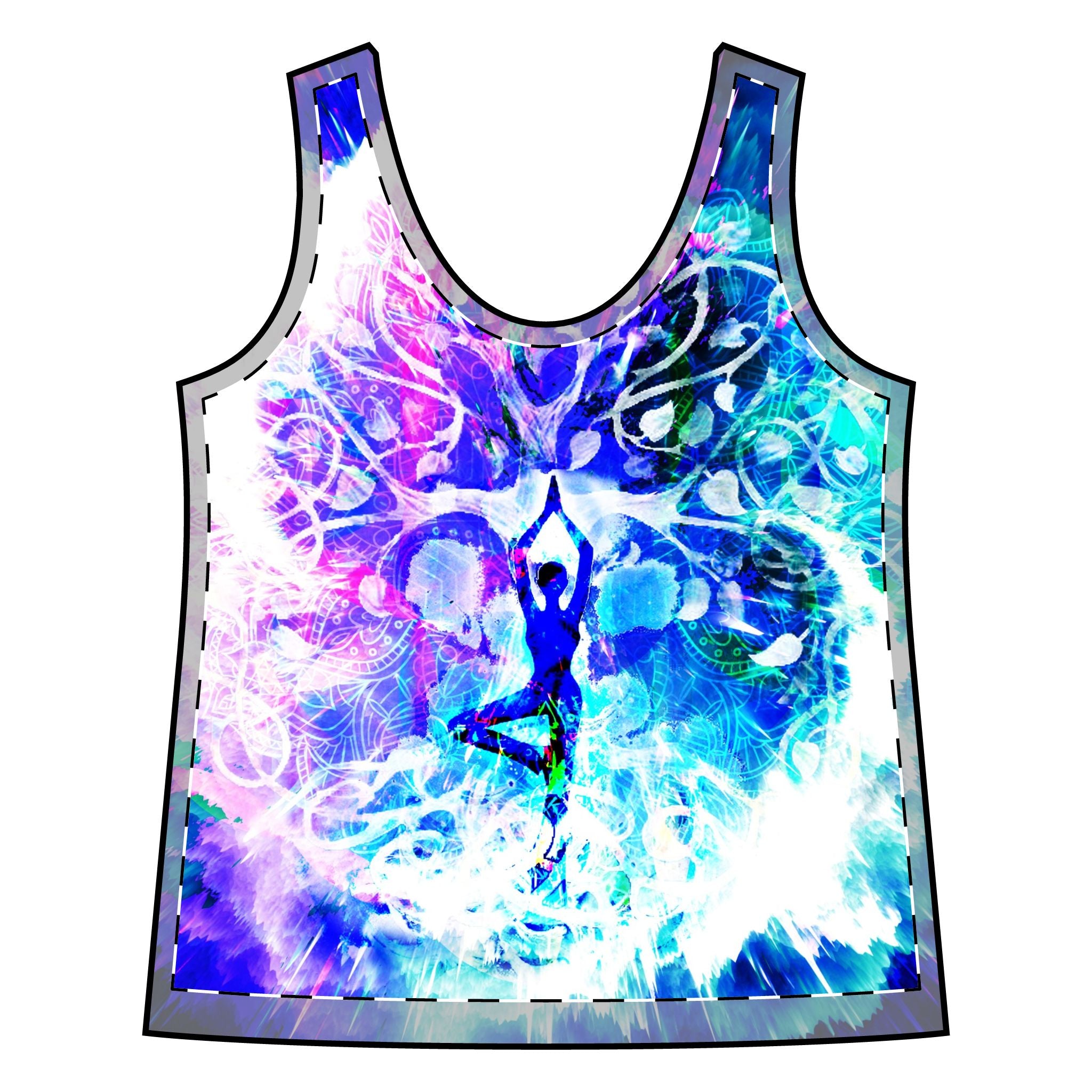 Creation's Namaste Meditations Women's Racerback Tank