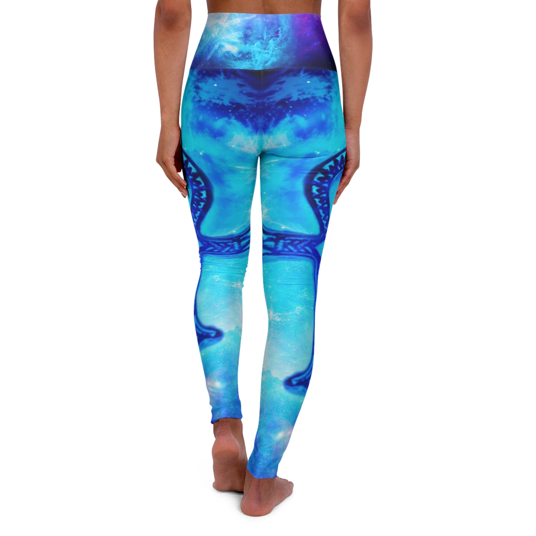 Creation's Heaven Ankh Dreams  High Waisted Yoga Leggings