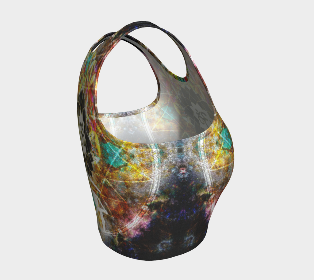 Amen Jin's Breathe Again Fairy Om Meditations Athletic Crop Top