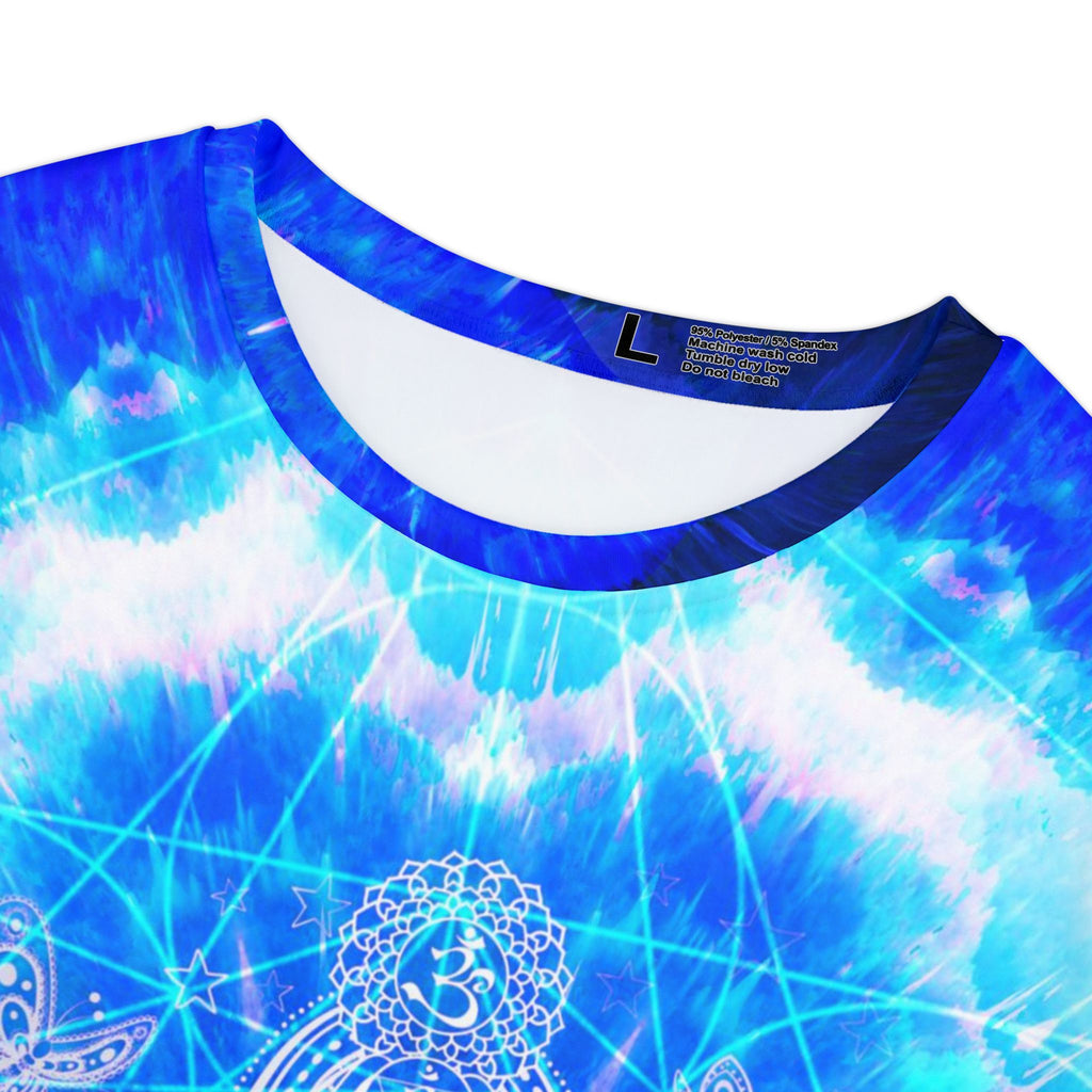 Amen Jin's Blue Sun Cosmic Meditations Women's Short Sleeve Shirt