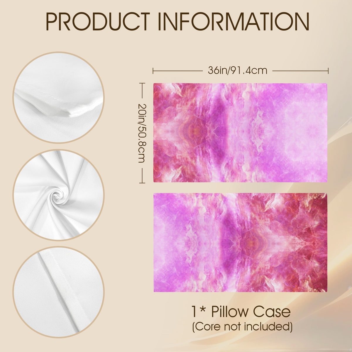 Katerina's Unconditional Desires Pillow Case 36" x 20"  | Ships from USA