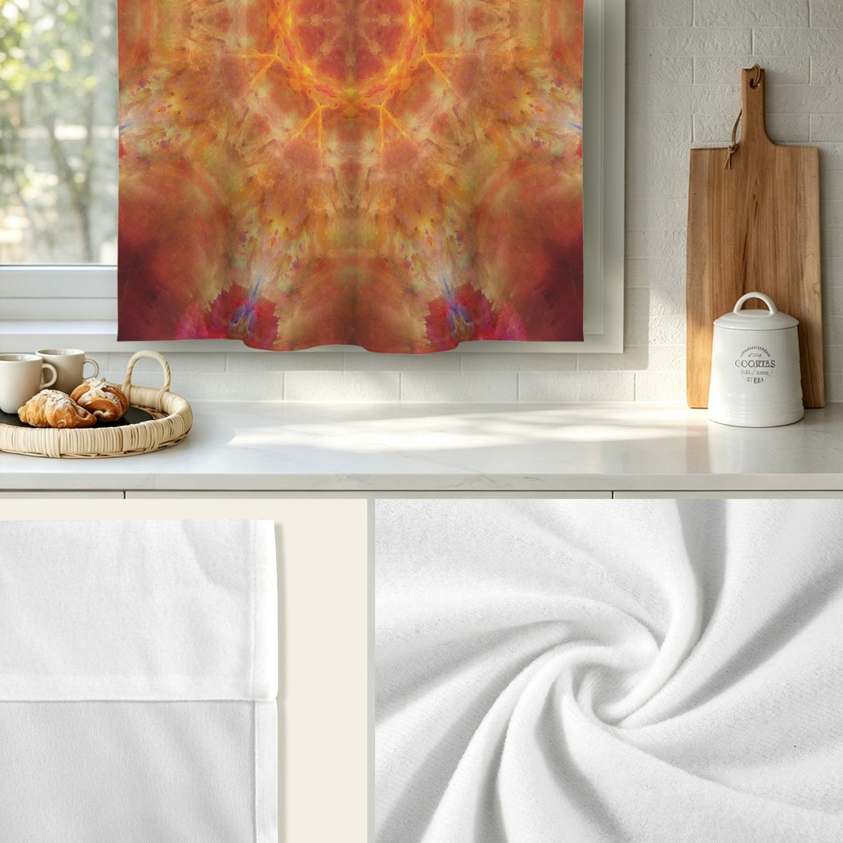 Katerina's Supernova Desires Window Curtain 52" x 63" ( 1 Piece ) | Ships from USA