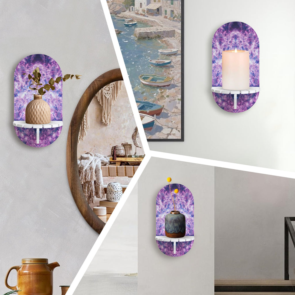 Katerina's Through Time & Space Desires Wall Mounted Candle Holder | Ships from USA