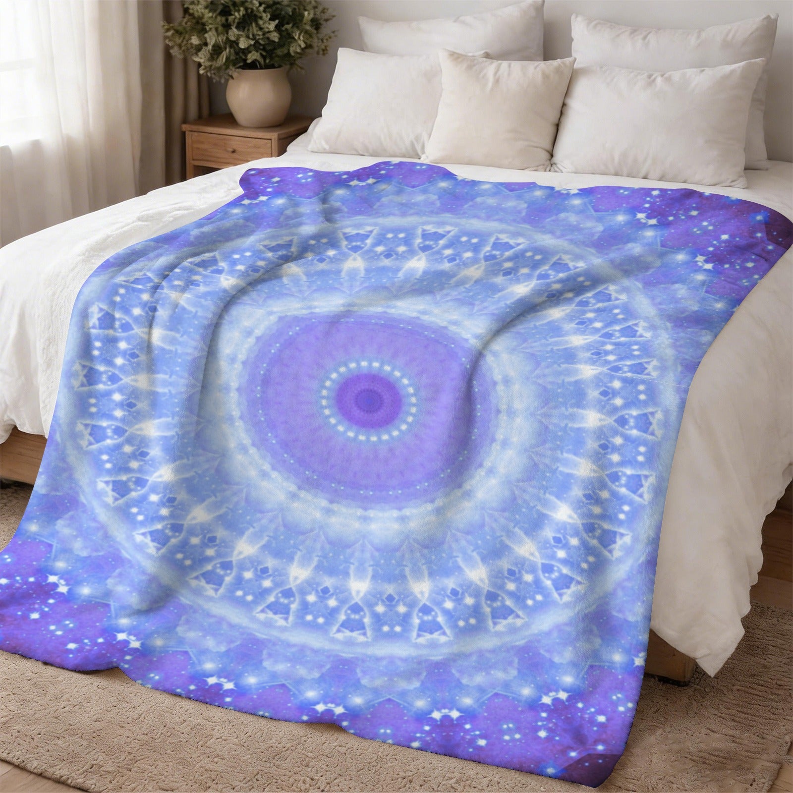 Katerina's Living on a Prayer Desires Sherpa Fleece Blanket 60" x 80" | Ships from USA