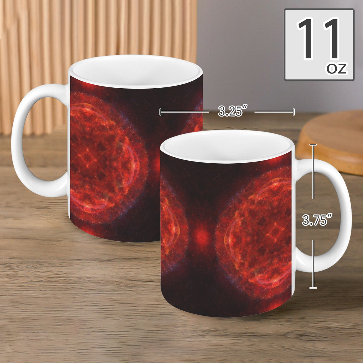 Katerina's Love & Hatred Desires Custom White Mug(11OZ)(Set of 2) | Ships from USA