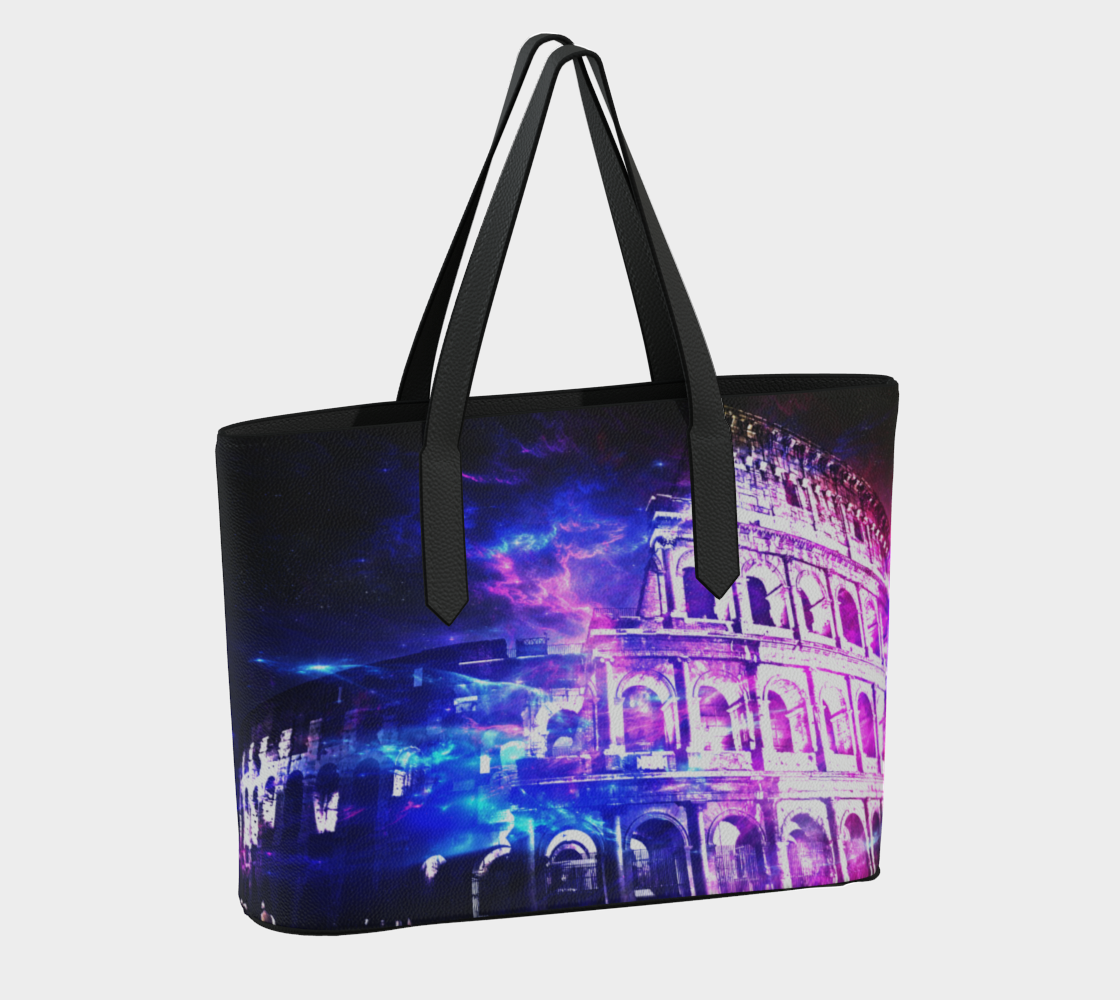 Amethyst Dreams of Roman Patterns Past Vegan Tote
