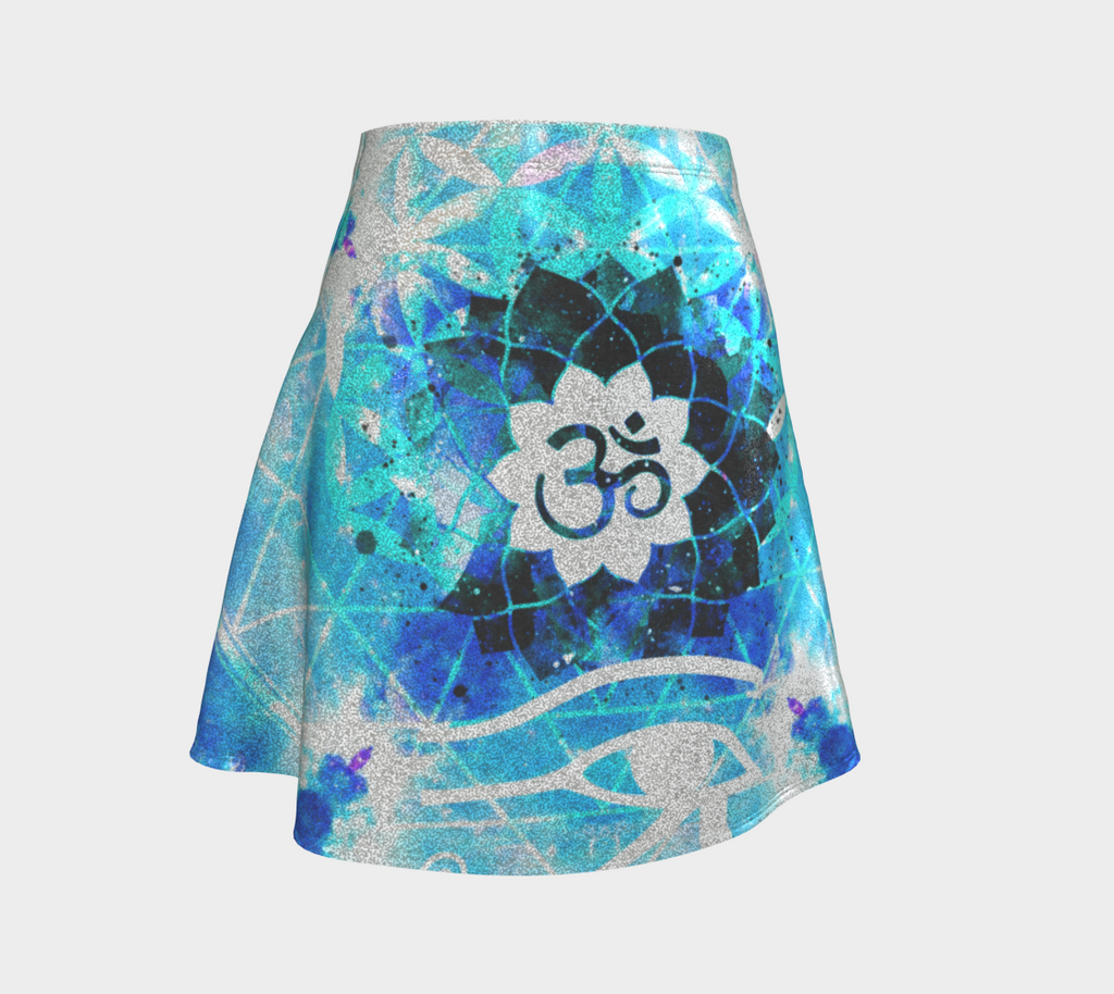 Amen Jin's Mandala of Dragon Fire Desires Fairy Om Meditations Flared Skirt