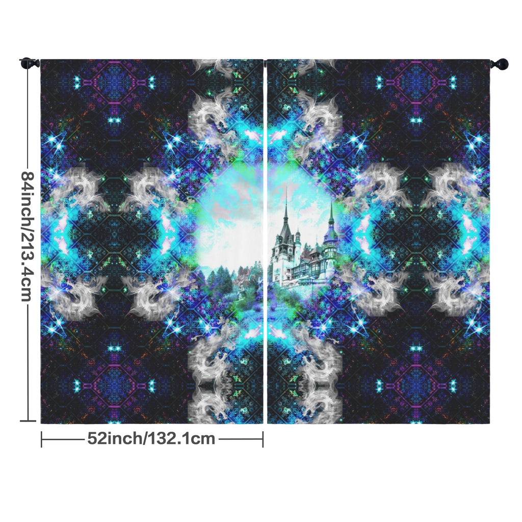 Katerina's Now and Forever Desires Dragoness Dreams Floor-To-Ceiling Curtain 52x84inch | Ships from USA