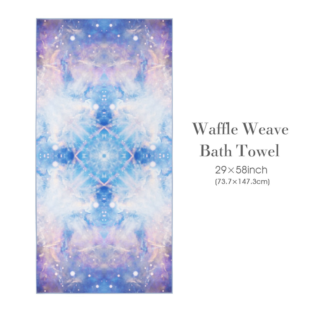 Katerina's Winterborn Desires Waffle Weave Bath Towel 29" x 58" | Ships from USA