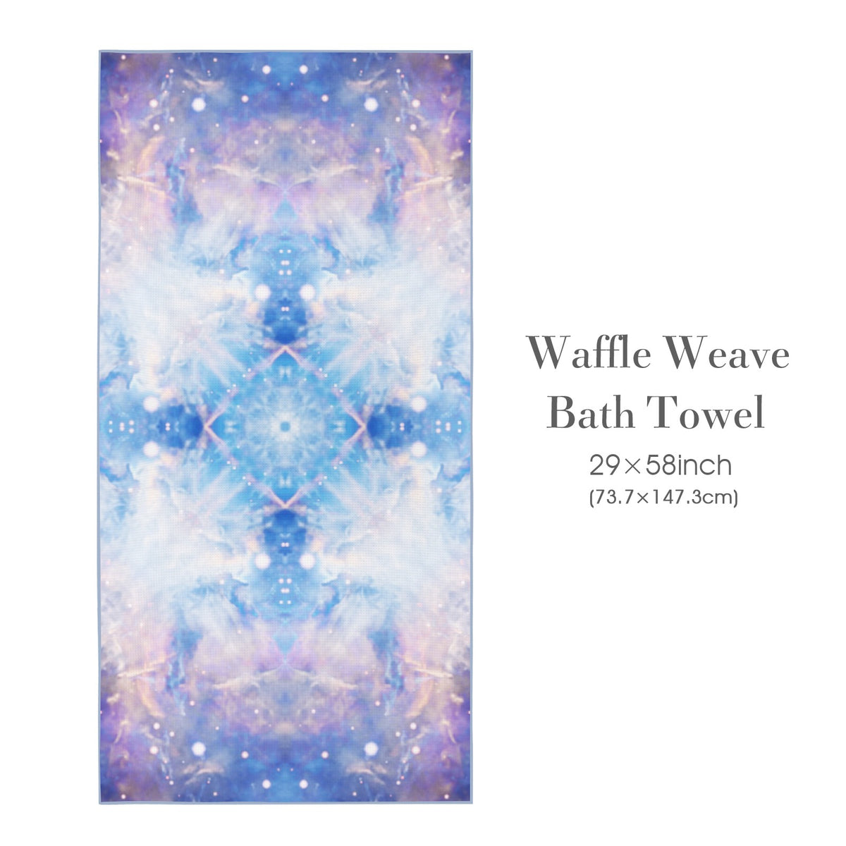 Katerina's Winterborn Desires Waffle Weave Bath Towel 29" x 58" | Ships from USA