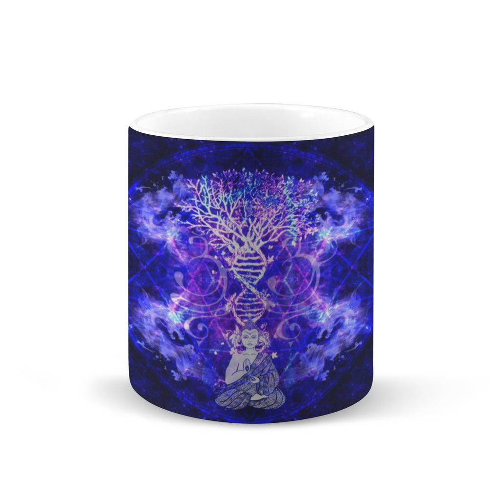 Katerina’s Dragon's Eye Desires Buddha Meditations Custom White Mug(11OZ)(Set of 2) | Ships from USA