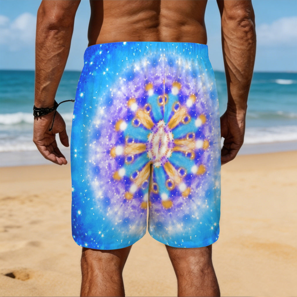 Katerina's Howl's Tomorrow Girl Desires Men's All Over Print Beach Shorts (Sets 26) | Ships from USA