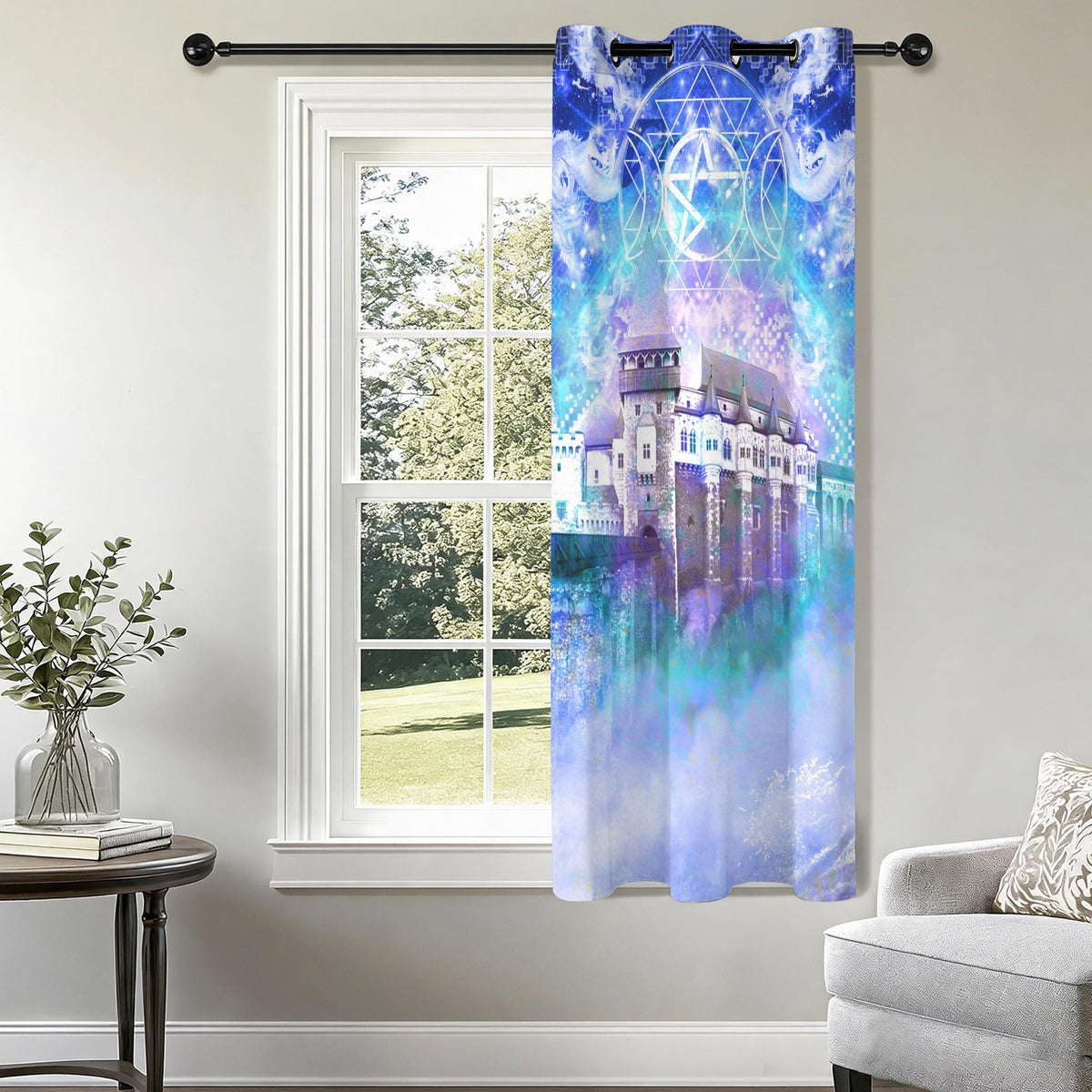 Amen Jin's Katerina's Eros & Psyche Dracularian Meditations Grommet Curtain 42" x 63" ( 1 Piece ) | Ships from USA