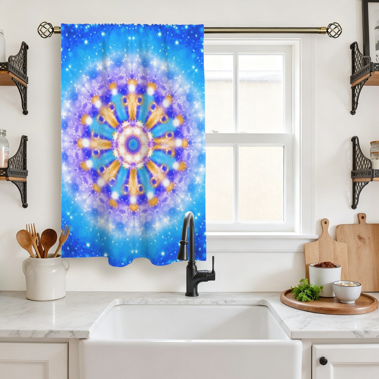 Katerina's Howl's Tomorrow Girl Desires Window Curtain 27.6" x 39.4" ( 1 Piece ) | Ships from USA