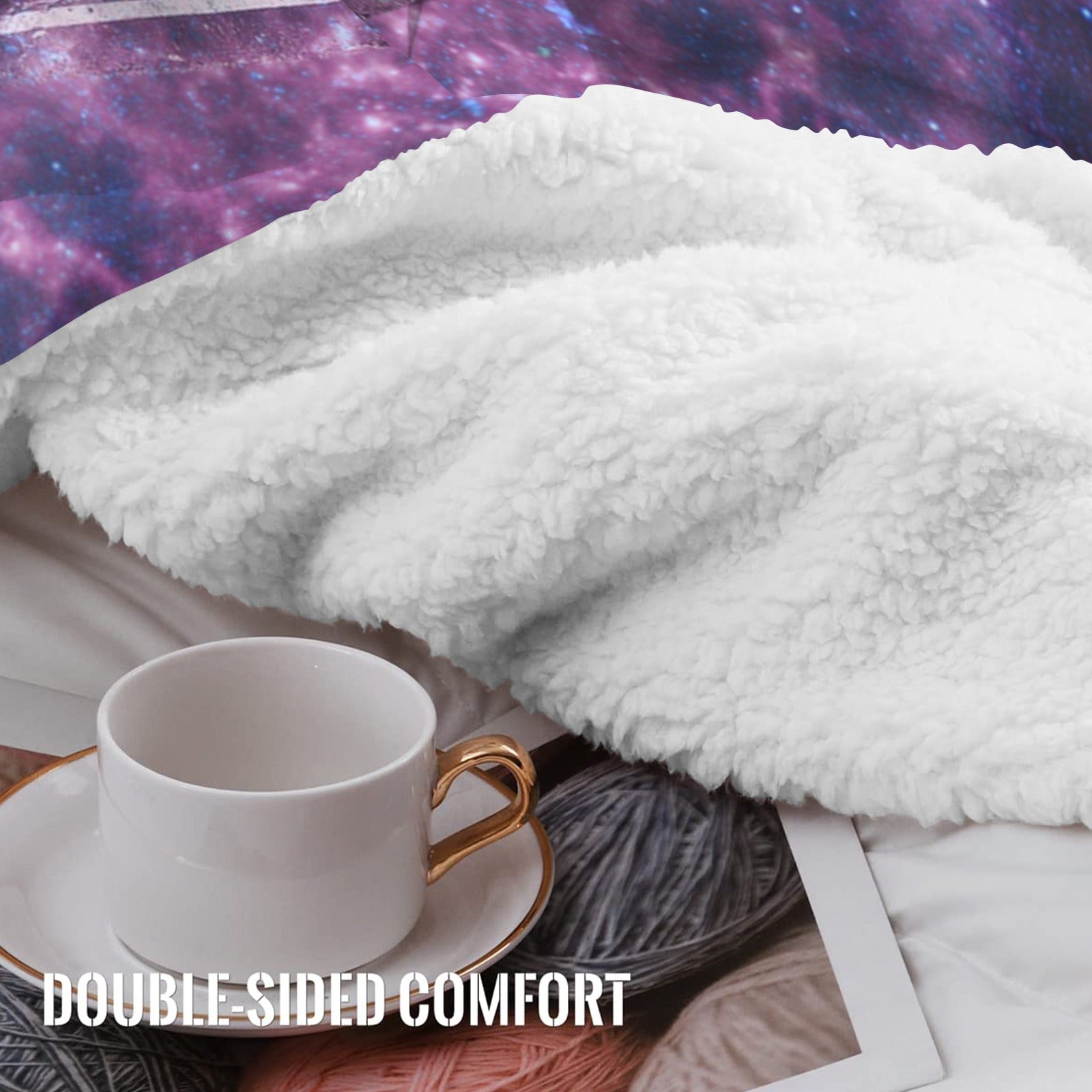 Katerina's Through Time & Space Doctor Desires Sherpa Fleece Blanket 60" x 80" | Ships from USA