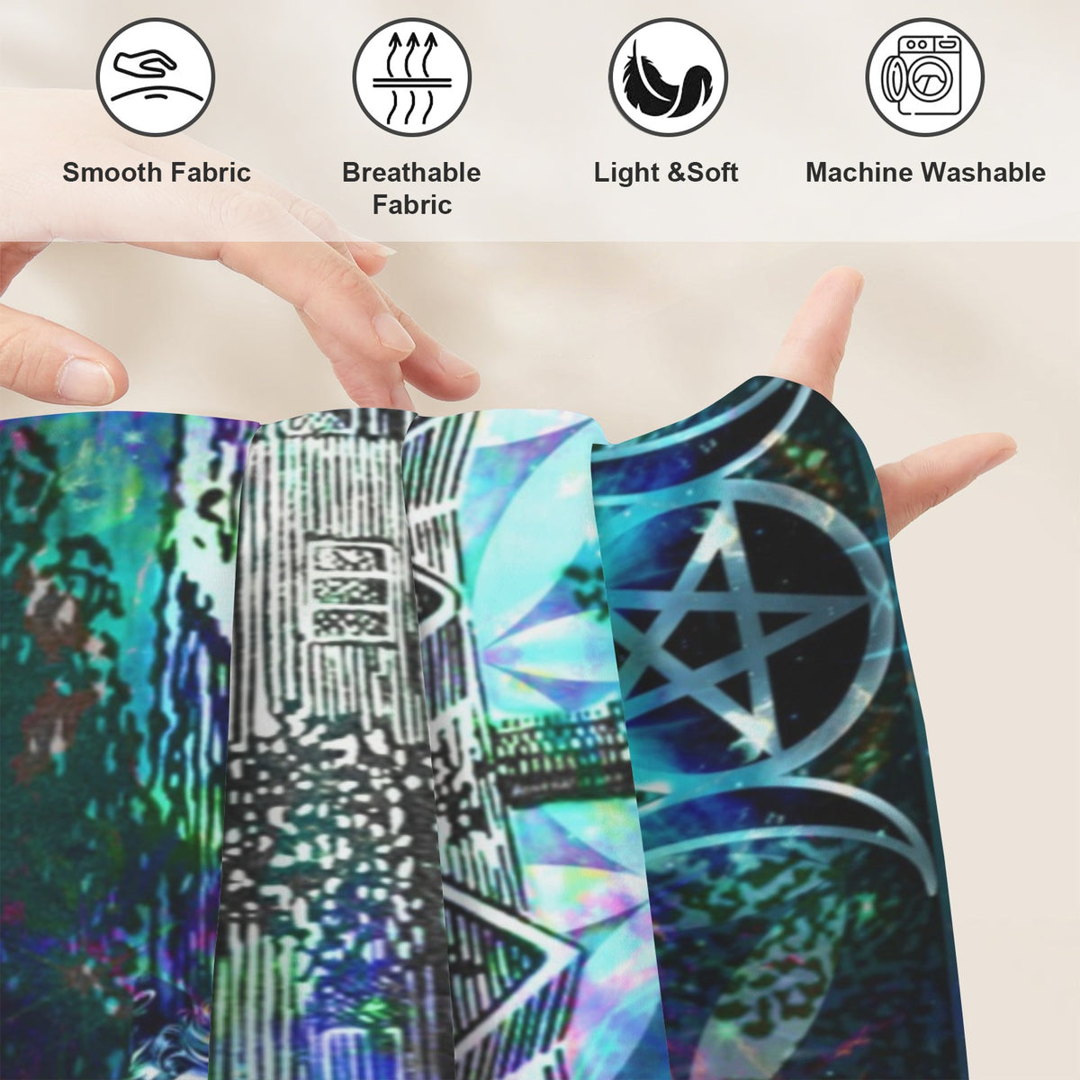 Katerina's Now & Forever Salem Witch Meditations Twin Bedding Set (Fitted Sheet + Pillowcases) | Ships from USA
