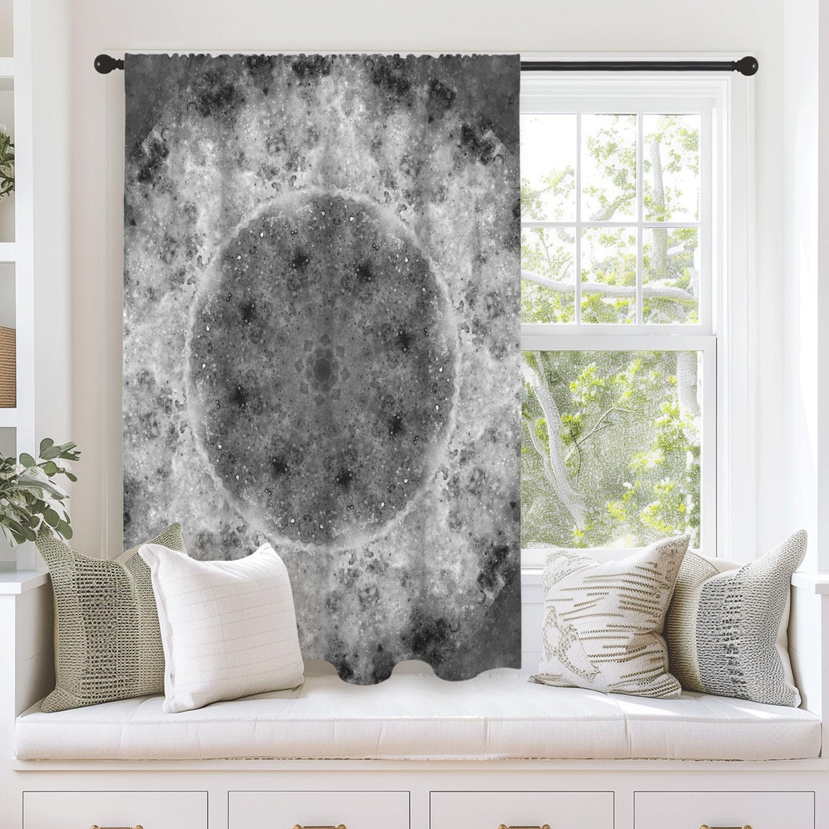 Katerina's You Are Not Forgotten Desires Window Curtain 52" x 63" ( 1 Piece ) | Ships from USA