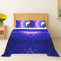 Katerina's Uncertainty in Time & Space Yin Yang Meditations 3-Piece Bedding Set (Bed Sheet + Pillowcases)  | Ships from USA