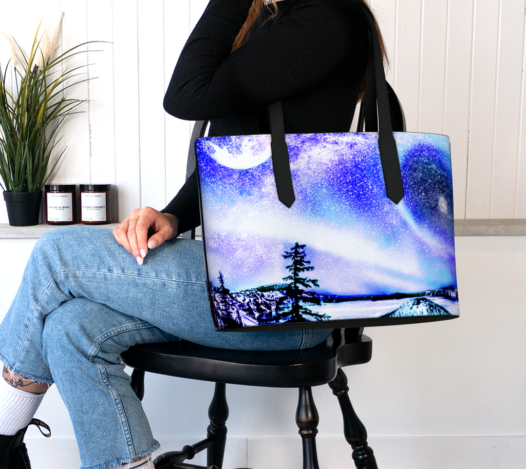 Katerina's Lolite Noel Novelette Dreams Vegan Leather Tote Bag