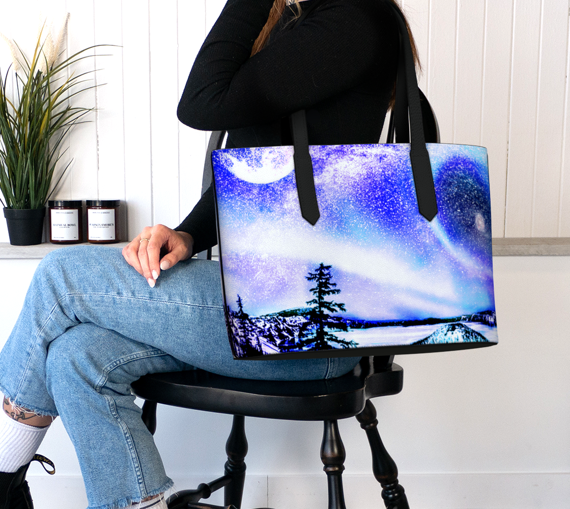 Katerina's Lolite Noel Novelette Dreams Vegan Leather Tote Bag