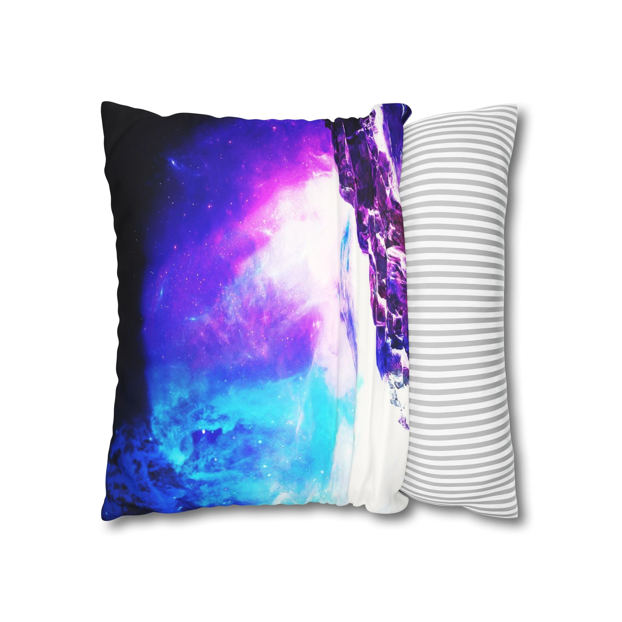 Creation's Heaven Serenity Bay Dreams Faux Suede Square Pillow Case