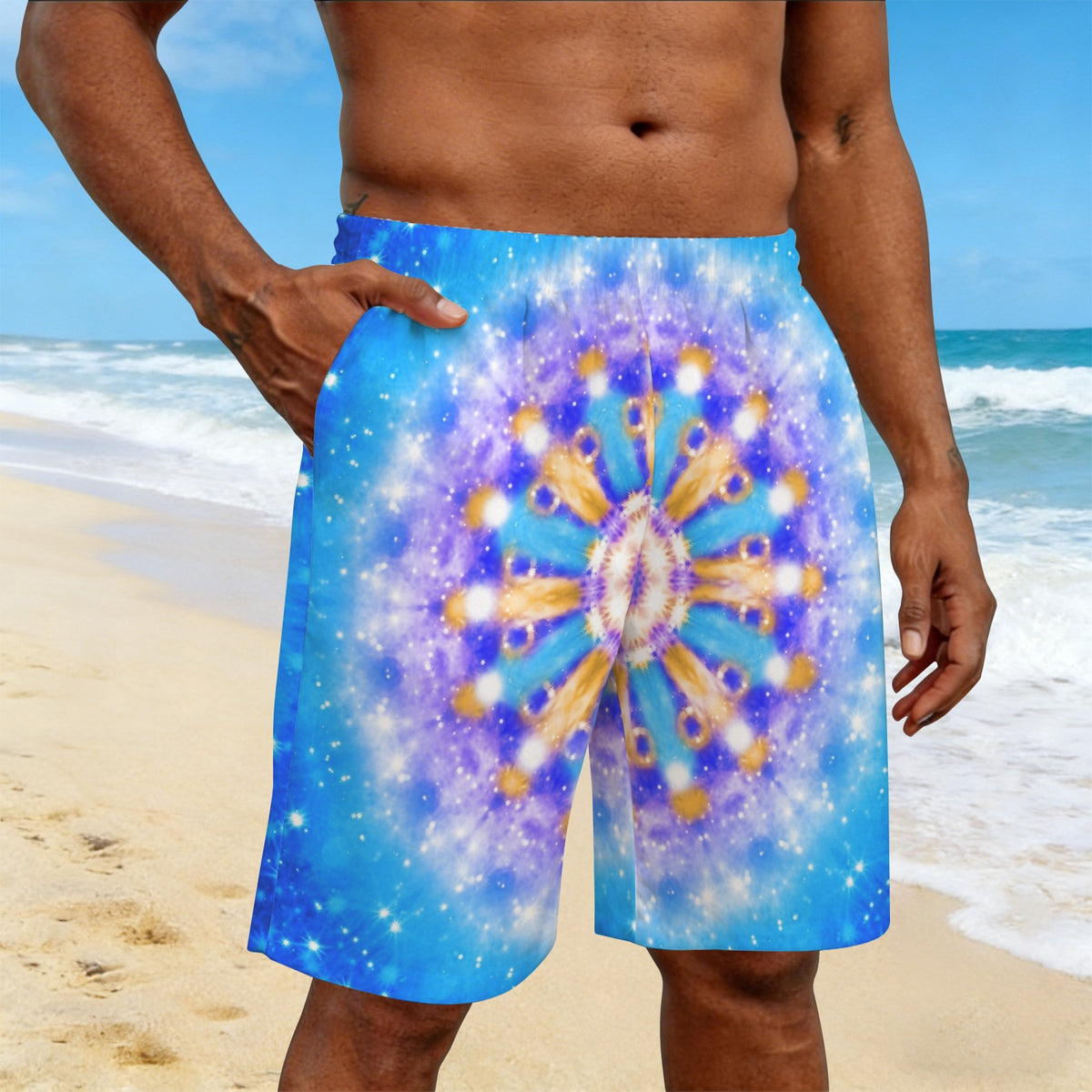 Katerina's Howl's Tomorrow Girl Desires Men's All Over Print Beach Shorts (Sets 26) | Ships from USA