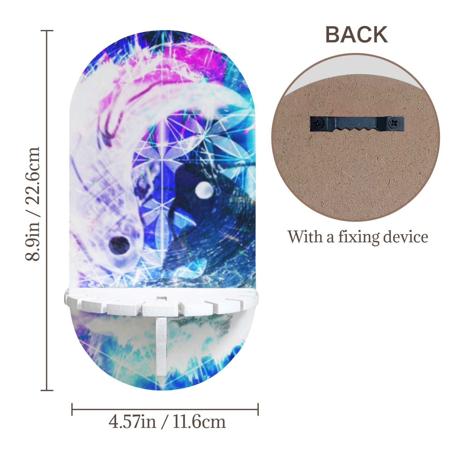 Creation's Koi Meditations Wall Mounted Candle Holder | Ships from USA