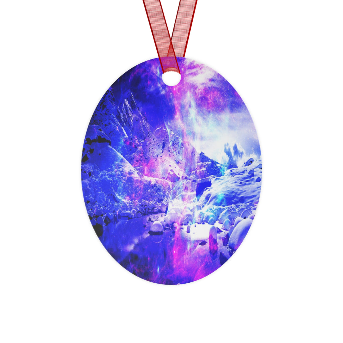 Amethyst Yule Night Dreams Metal Ornaments