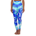 Amen Jin's Blue Sun Buddha Meditations High Waisted Yoga Leggings