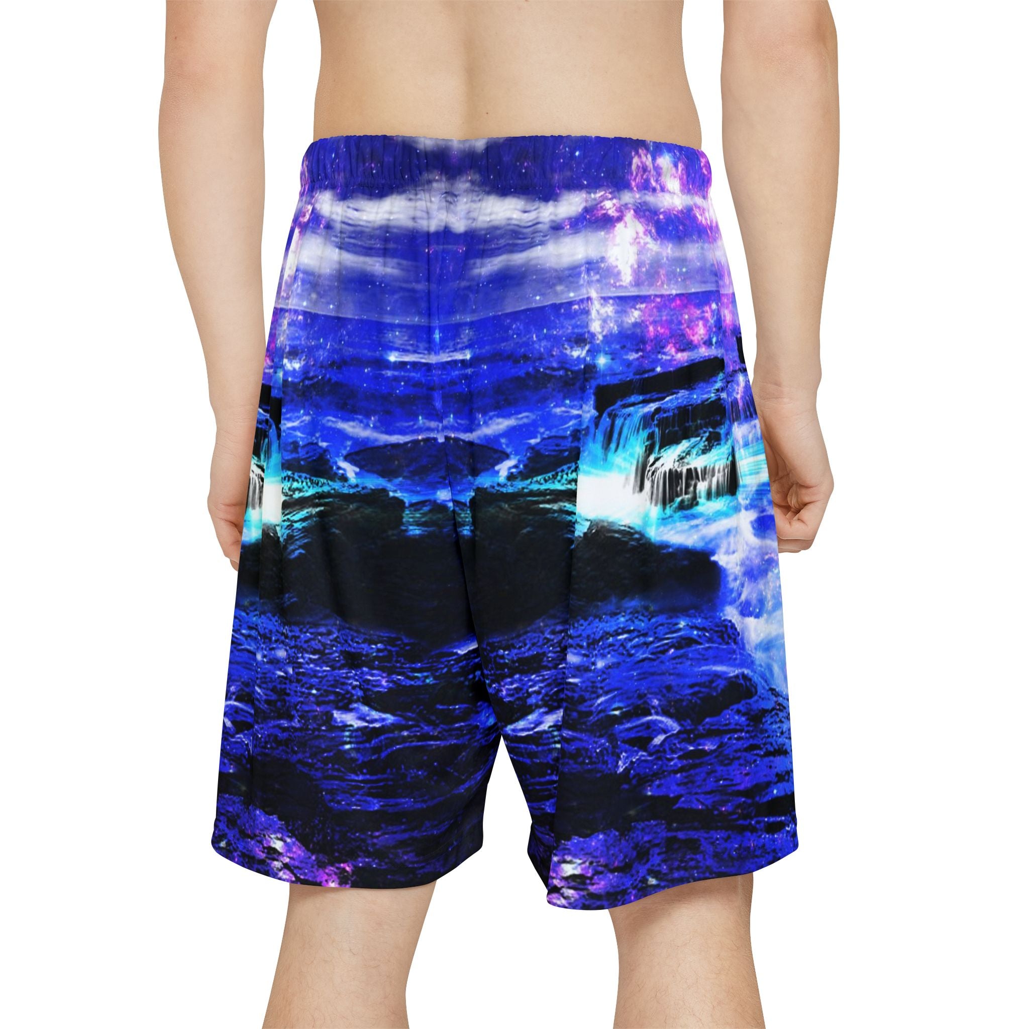 Iridescent Magickal Sea Dreams Men's Sports Shorts