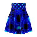 Amen Blue Fire Desires Women's Skater Skirt